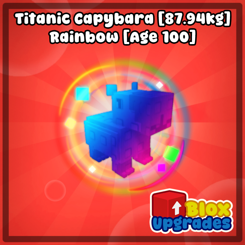 Titanic Rainbow Capybara